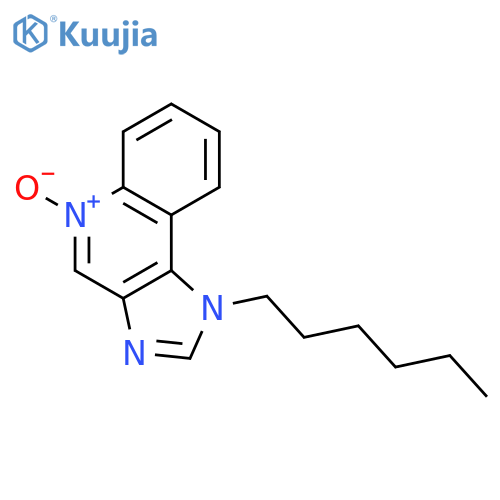 1H-Imidazo[4,5-c]quinoline, 1-hexyl-, 5-oxide structure