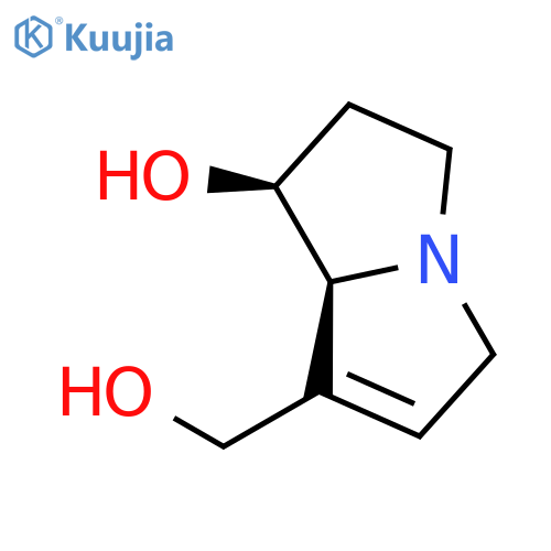 1H-Pyrrolizine-7-methanol, 2,3,5,7a-tetrahydro-1-hydroxy-, (1S-trans)- structure