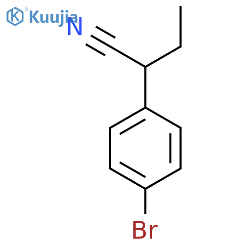2-(4-Bromophenyl)butanenitrile structure