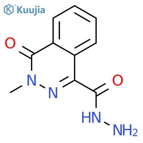 3-methyl-4-oxo-3,4-dihydrophthalazine-1-carbohydrazide structure