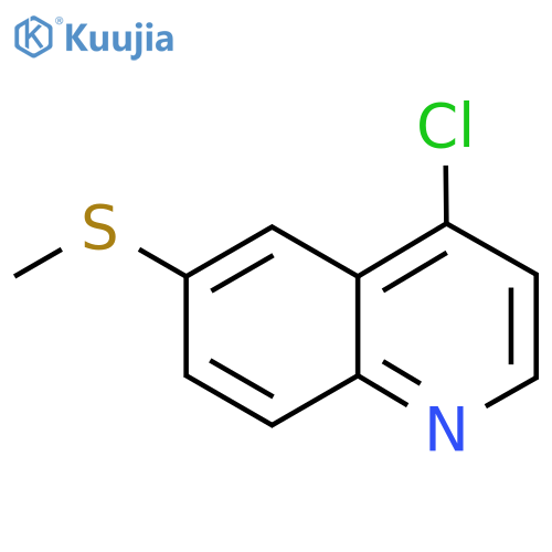 4-Chloro-6-(methylthio)quinoline structure