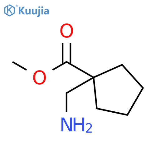 methyl 1-(aminomethyl)cyclopentane-1-carboxylate structure
