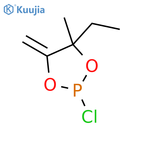 1,3,2-Dioxaphospholane, 2-chloro-4-ethyl-4-methyl-5-methylene- structure