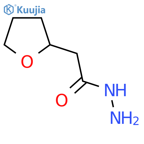 2-(oxolan-2-yl)acetohydrazide structure