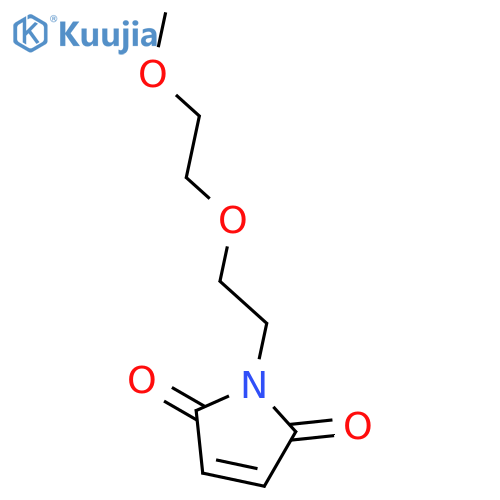 Poly(oxy-1,2-ethanediyl),a-[2-(2,5-dihydro-2,5-dioxo-1H-pyrrol-1-yl)ethyl]-w-methoxy- structure