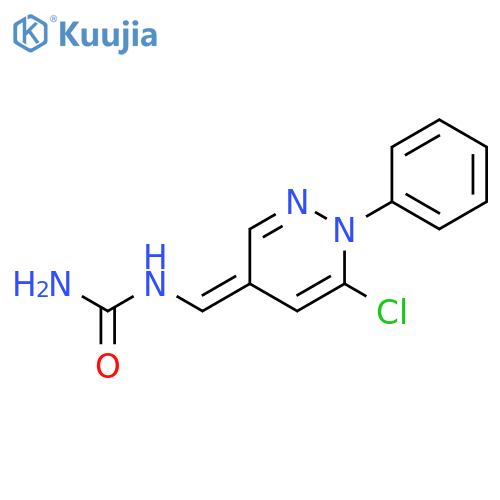 Urea, (6-chloro-1-phenyl-4(1H)-pyridazinylidene)methyl- structure