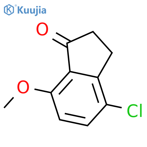 4-Chloro-7-Methoxy-1-indanone structure