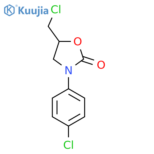 5-(Chloromethyl)-3-(4-chlorophenyl)-1,3-oxazolidin-2-one structure