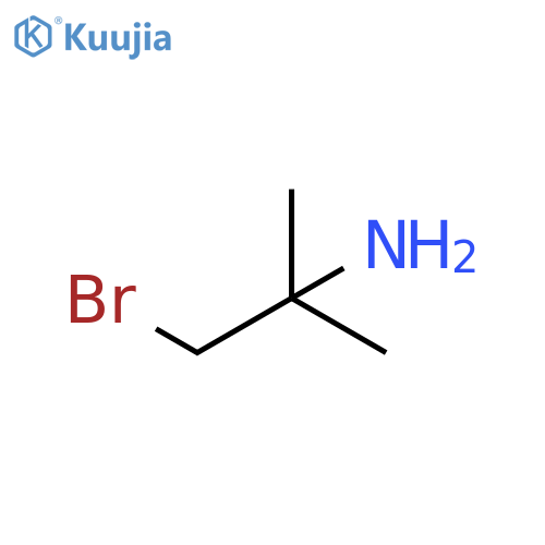 1-bromo-2-methylpropan-2-amine structure