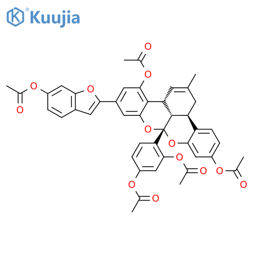 Mulberrofuran G pentaacetate structure