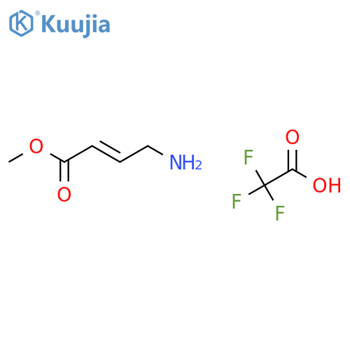 Methyl (E)-4-aminobut-2-enoate;2,2,2-trifluoroacetic acid structure