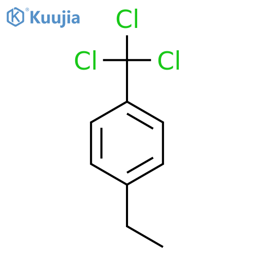 1-ethyl-4-(trichloromethyl)benzene structure