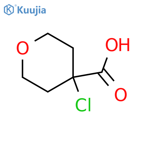 4-chlorooxane-4-carboxylic acid structure