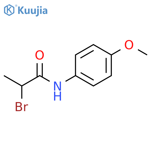2-Bromo-N-(4-methoxyphenyl)propanamide structure