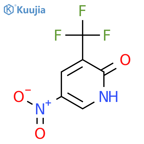5-nitro-3-(trifluoromethyl)pyridin-2-ol structure