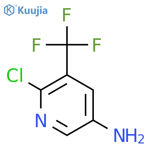 6-Chloro-5-(trifluoromethyl)pyridin-3-amine structure