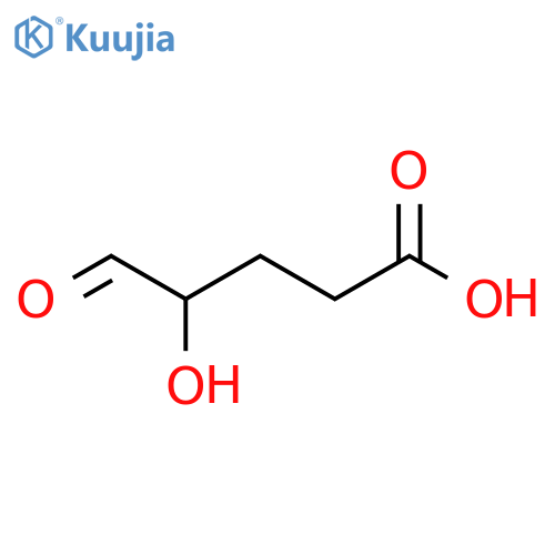 Pentanoic acid, 4-hydroxy-5-oxo- structure