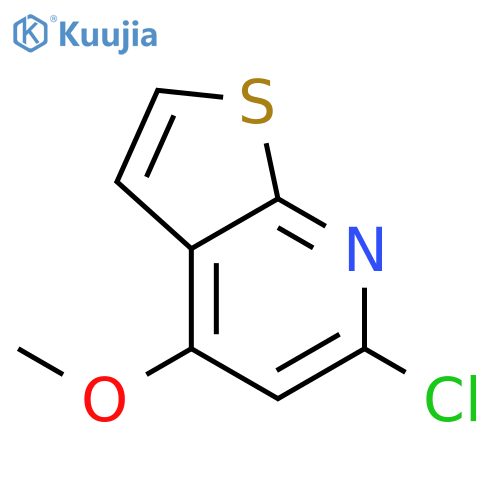 6-Chloro-4-methoxythieno2,3-Bpyridine structure