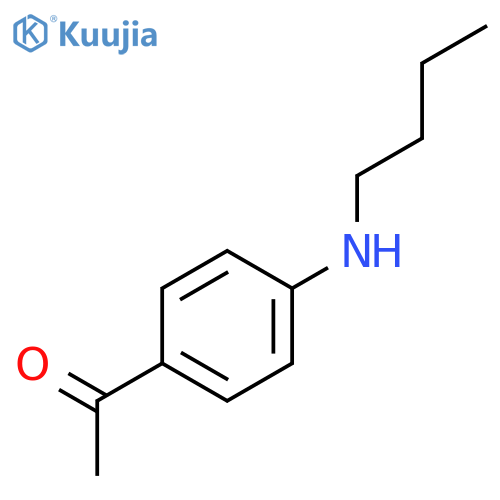 Ethanone, 1-[4-(butylamino)phenyl]- structure