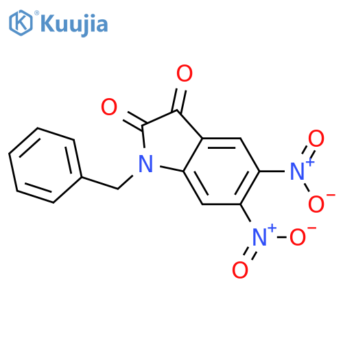 1-Benzyl-5-nitro-2,3-dihydro-1H-indole-2,3-dione structure