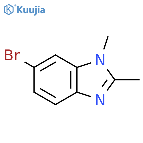 6-bromo-1,2-dimethyl-1H-benzo[d]imidazole structure