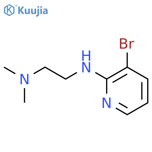 N1-(3-Bromopyridin-2-yl)-N2,N2-dimethylethane-1,2-diamine structure