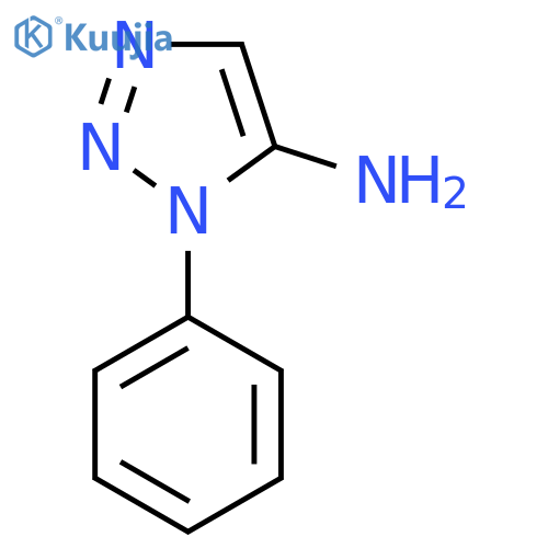 1-Phenyl-1H-1,2,3-triazol-5-amine structure