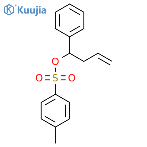 1-Phenylbut-3-en-1-yl 4-methylbenzene-1-sulfonate structure