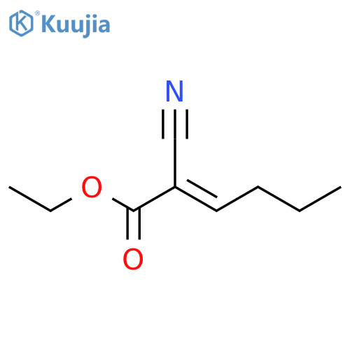 ethyl 2-cyanohex-2-enoate structure