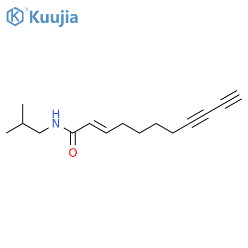 2-Undecene-8,10-diynamide, N-(2-methylpropyl)-, (E)- structure