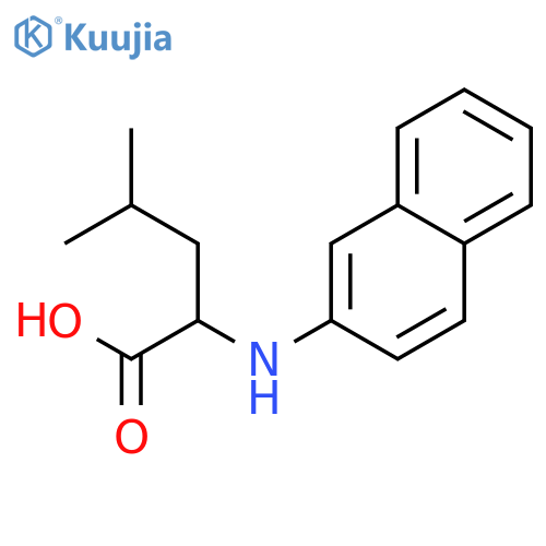 N-2-Naphthalenyl-L-leucine structure