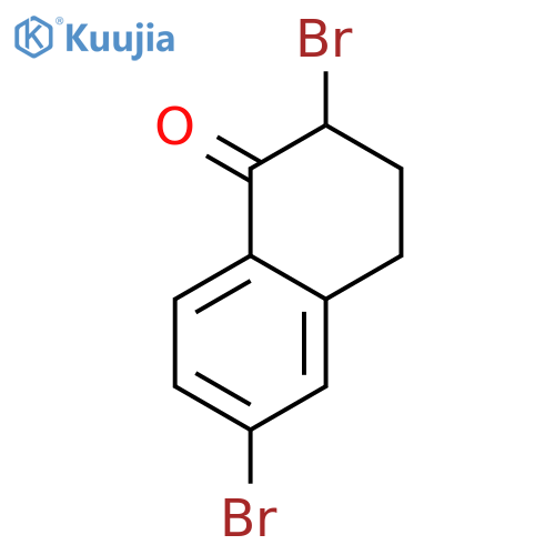 2,6-Dibromo-3,4-dihydronaphthalen-1(2H)-one structure