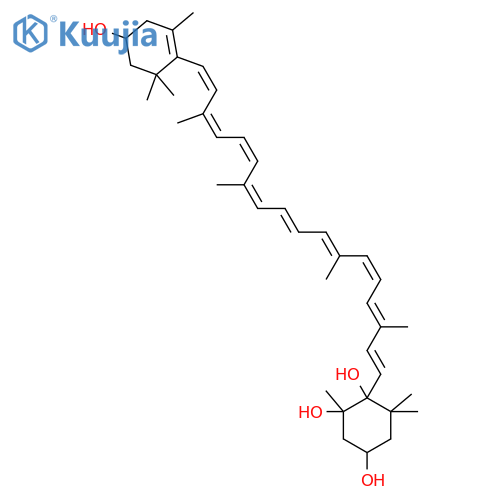 5,6-Dihydro-β,β-carotene-3,3',5,6-tetrol; (3S,3'R,5R,6S)-form structure