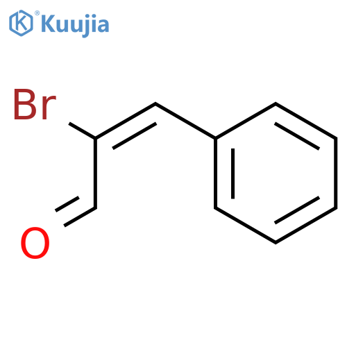 2-bromo-3-phenylprop-2-enal structure