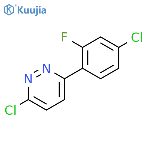 3-chloro-6-(4-chloro-2-fluorophenyl)-Pyridazine structure