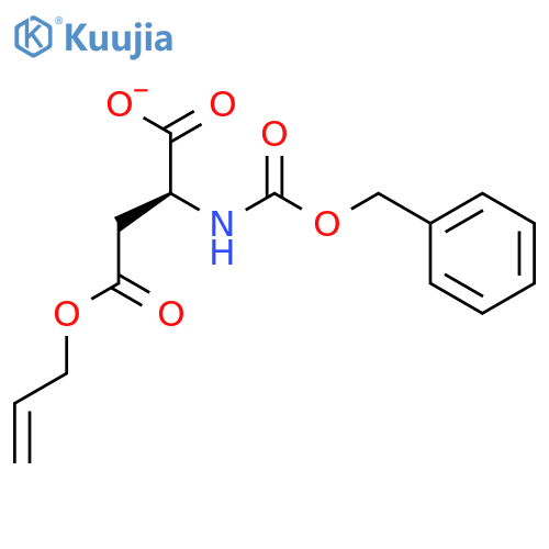 Z-L-aspartic acid beta-allyl ester structure