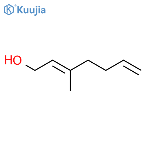 3-methylhepta-2,6-dien-1-ol structure