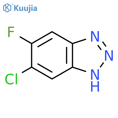 6-Chloro-5-fluorobenzotriazole structure