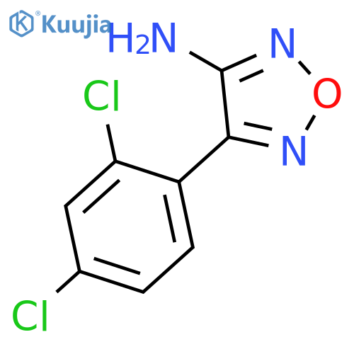 4-(2,4-Dichlorophenyl)-1,2,5-oxadiazol-3-amine structure