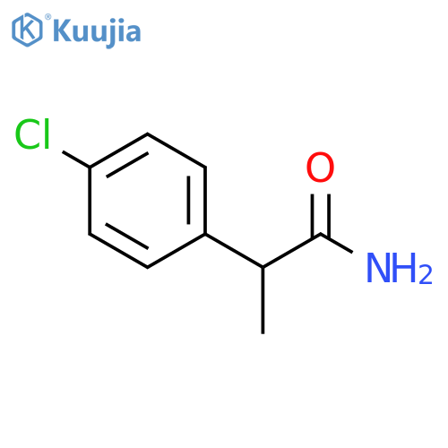 Benzeneacetamide, 4-chloro-α-methyl- structure
