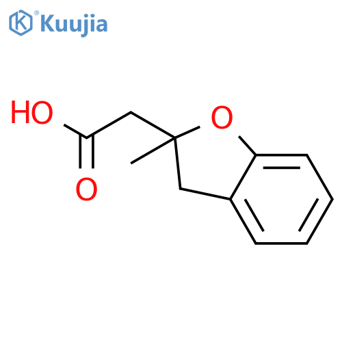 2-(2-methyl-1-benzofuran-3-yl)acetic Acid structure