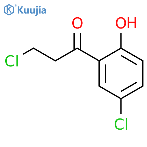3,5'-Dichloro-2'-hydroxypropiophenone structure