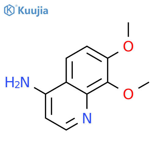 4-Quinolinamine,7,8-dimethoxy- structure