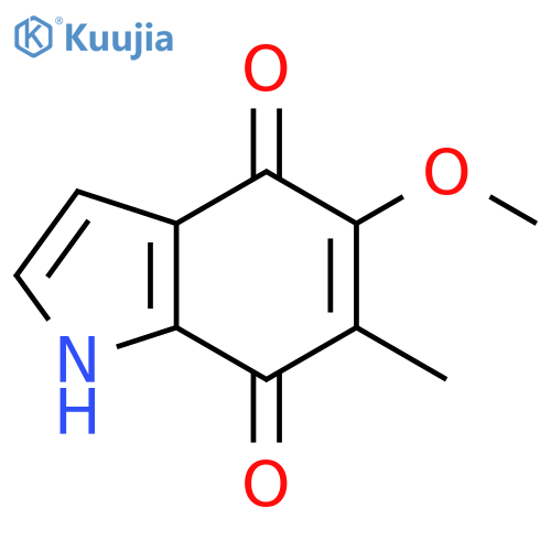 5-methoxy-6-methyl-1H-Indole-4,7-dione structure