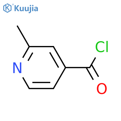 4-Pyridinecarbonylchloride, 2-methyl- structure