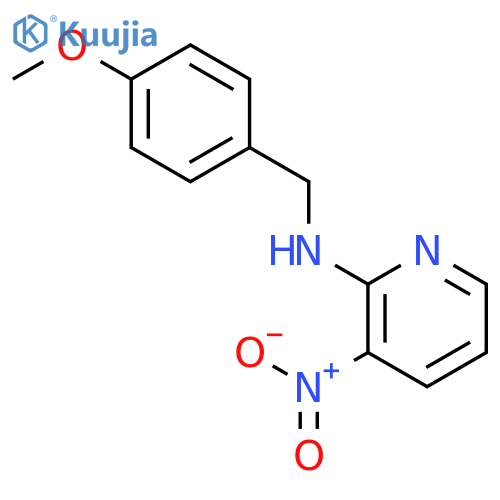 2-Pyridinamine, N-[(4-methoxyphenyl)methyl]-3-nitro- structure