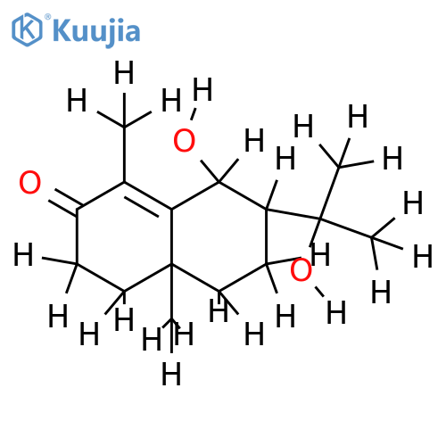 6beta-6,11-Dihydroxy-4-eudenmen-3-one structure