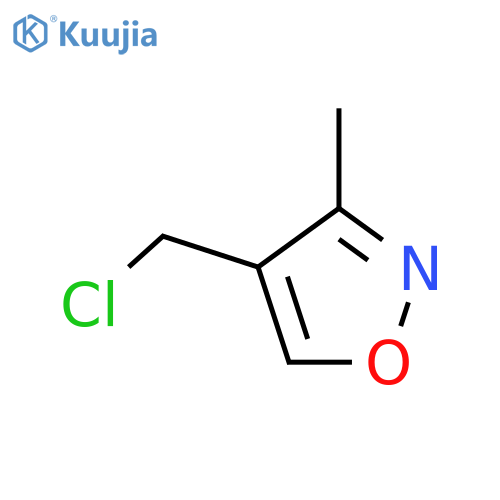4-(chloromethyl)-3-methyl-1,2-oxazole structure