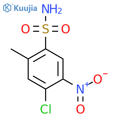 4-chloro-2-methyl-5-nitrobenzene-1-sulfonamide structure