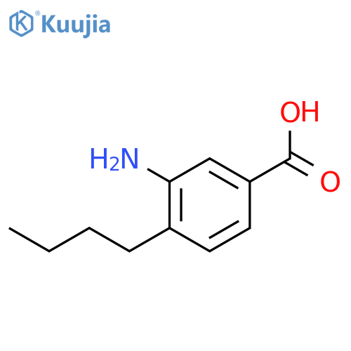 3-amino-4-butylbenzoic acid structure